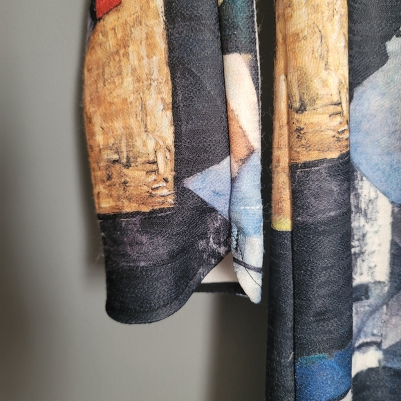 Smashed Lemon Multicolor Printed  Pull-on Dress. Size 6 US/36 EU - Picture 3 of 6